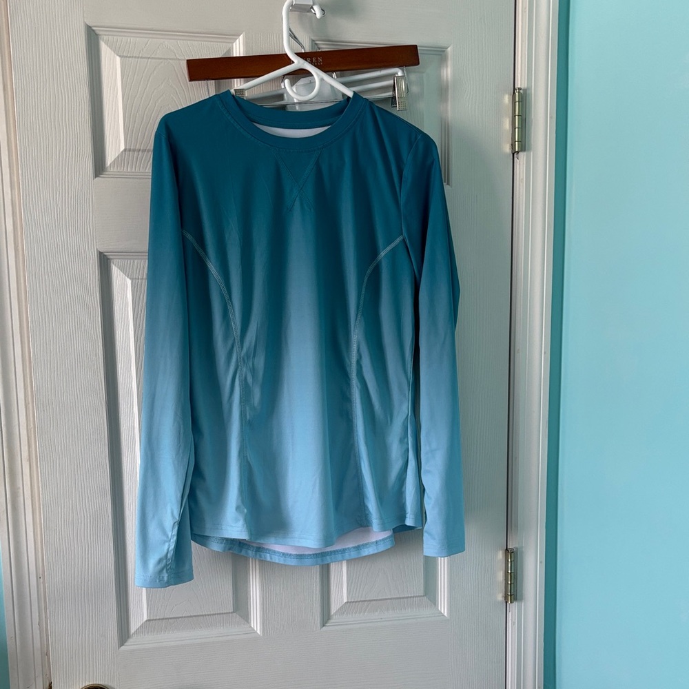 Blue Long Sleeve Women's Top